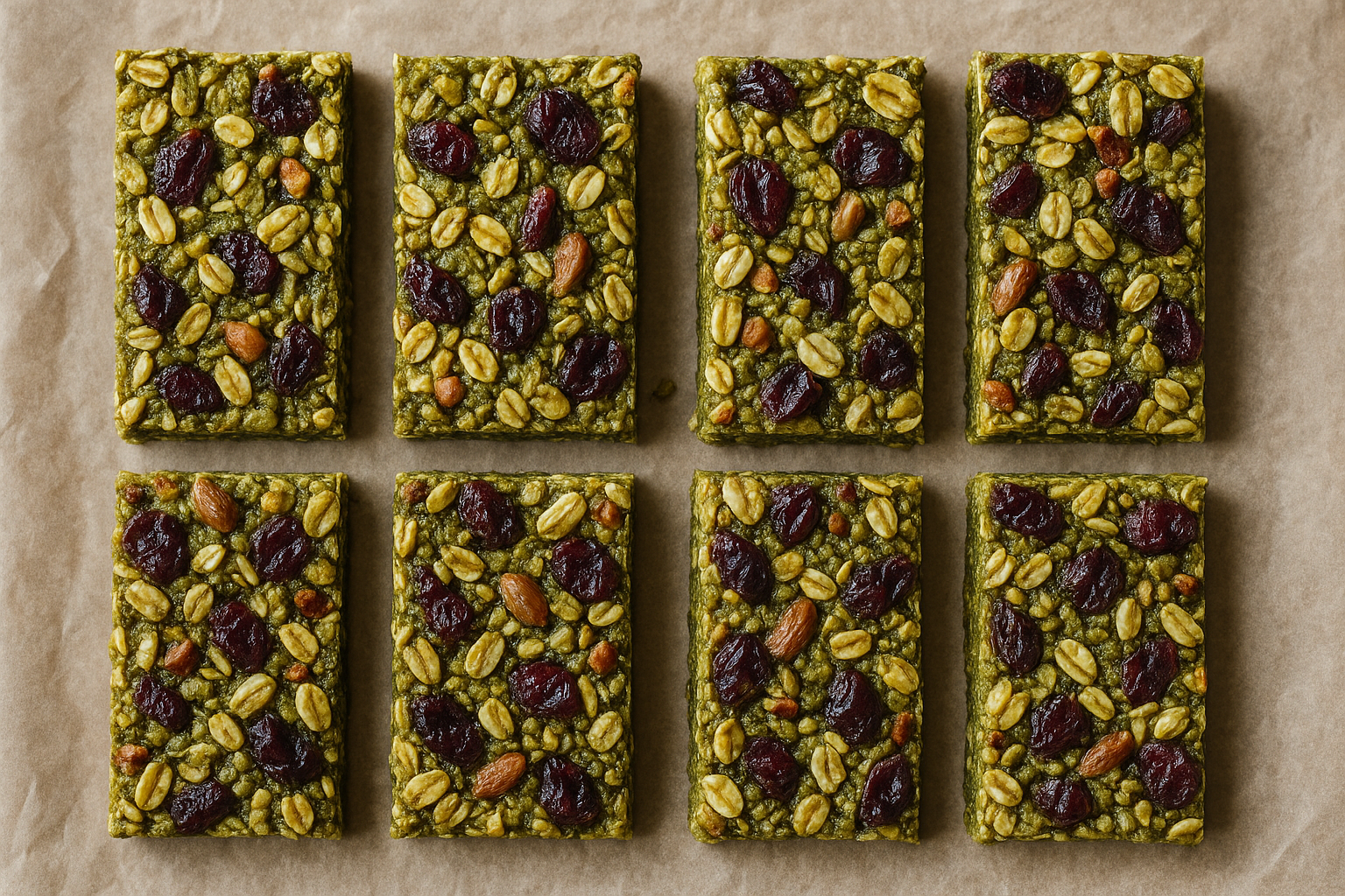 Matcha Granola Bars